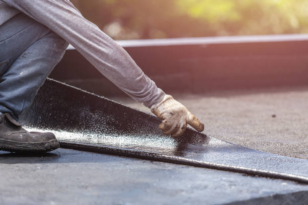 Professional Waterproofing technician working in Havertown, PA